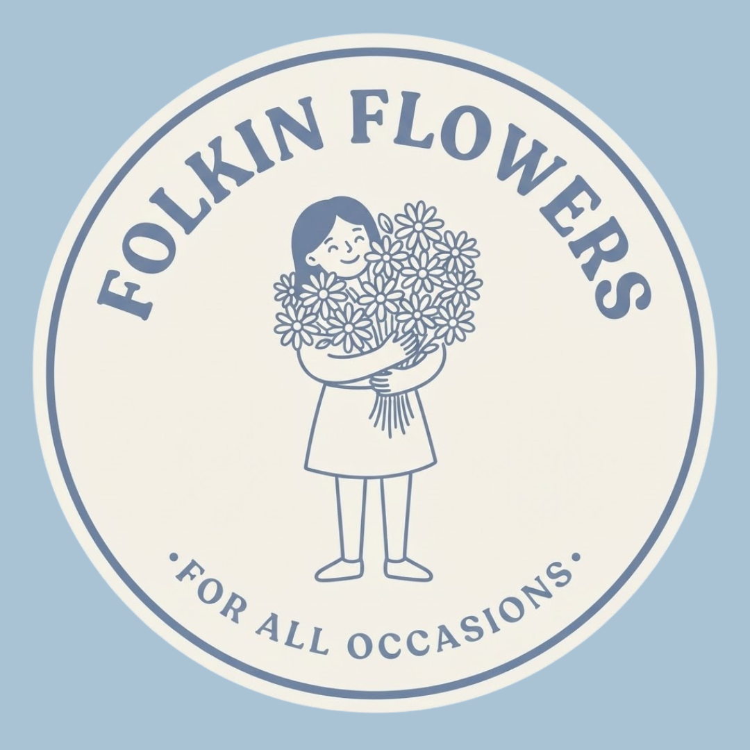 Folkin Flowers logo